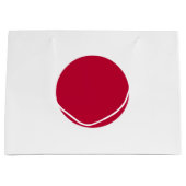 日本の旗 ラージペーパーバッグ (正面)