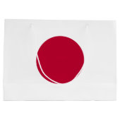 日本の旗 ラージペーパーバッグ (裏面)