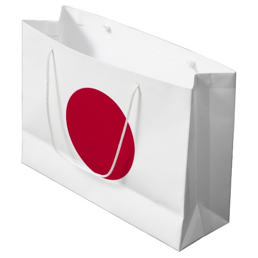 日本の旗 ラージペーパーバッグ (正面アングル)