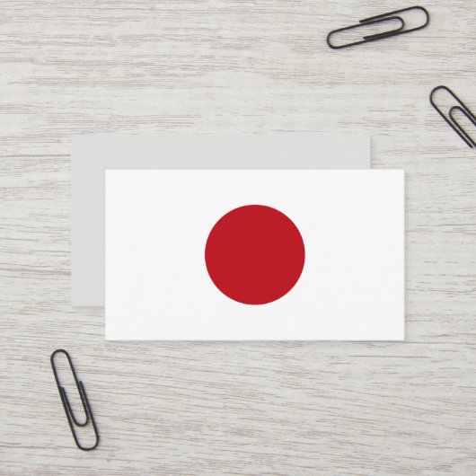 日本の旗 名刺 (正面/裏面インサイチュ)