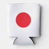 日本の旗 缶クーラー (正面)