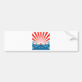 日本の旗 - NIPPON SIGN バンパーステッカー