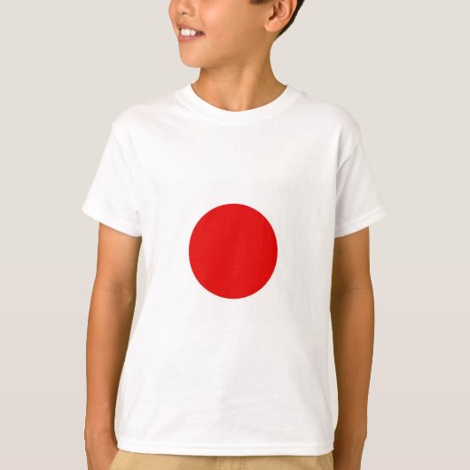 日本の日国旗 Tシャツ (正面)