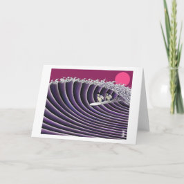 日本の日没のサーフィン カード