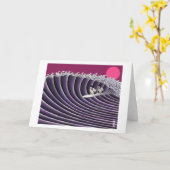 日本の日没のサーフィン カード (黄色い花)