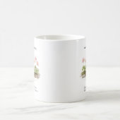 日本の春の短命植物 – ミスミソウ コーヒーマグカップ (中央)