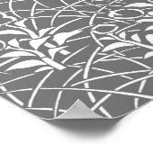 日本の月とウサギ ポスター (角)