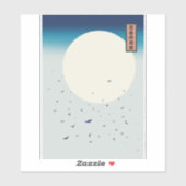 日本の月明けツバメ シール (シート)