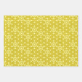 日本の朝野波文様、赤、白黒、金ゴールド  ラッピングペーパーシート (正面3)