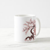 日本の木マグカップ コーヒーマグカップ (正面右)