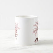 日本の木マグカップ コーヒーマグカップ (中央)