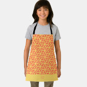 日本の桃の黄色のパタミニマルーン エプロン (インサイチュ)