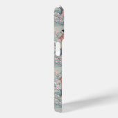日本の桜と芸者パターンのモノグラム Case-Mate iPhoneケース (裏面 / 右)