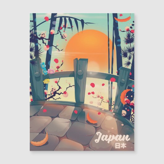 日本の桜の休暇ポスター 日本の桜 (正面)