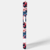 日本の桜の花のモノグラム Case-Mate iPhoneケース (裏面 / 右)