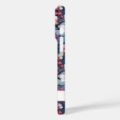 日本の桜の花のモノグラム Case-Mate iPhoneケース (裏面 / 左)