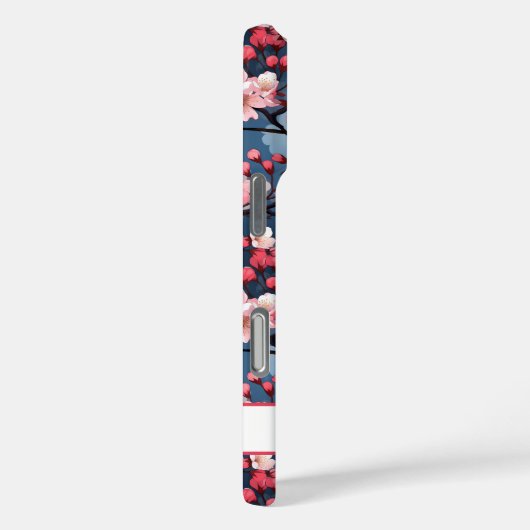 日本の桜の花のモノグラム Case-Mate iPhoneケース (裏面 / 右)