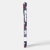 日本の桜の花のモノグラム Case-Mate iPhoneケース (裏面 / 左)
