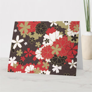 日本の桜アエレガントート花 カード