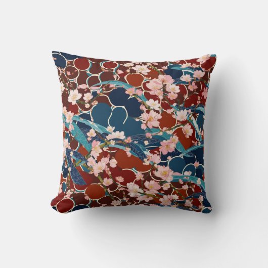 日本の桜コイ – アソノハ –  クッション (正面)