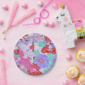 日本の桜パターン紙プレート ペーパープレート (パーティー)