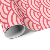 日本の桜鯉登り魚鱗 ラッピングペーパー (ロールコーナー)