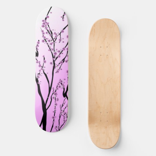 日本の桜 スケートボード (正面)