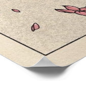 日本の桜 ポスター (角)