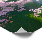 日本の桜 ポスター (角)