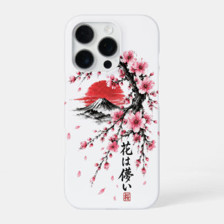 日本の桜 富士山 スマホケース iPhone 16 PROケース