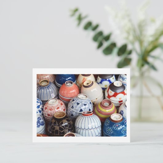 日本の椀：東京 ポストカード (スタンド正面)