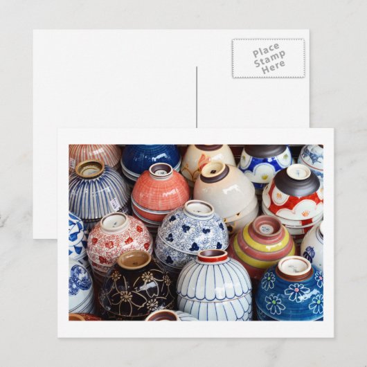 日本の椀：東京 ポストカード (正面/裏面)