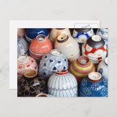 日本の椀:東京 ポストカード (正面/裏面)