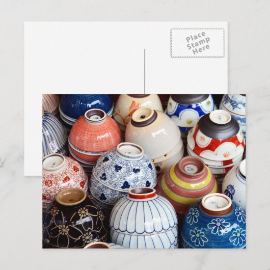 日本の椀：東京 ポストカード (正面/裏面)