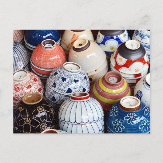 日本の椀:東京 ポストカード (正面)