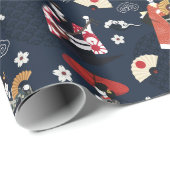 日本の模様の包み紙 ラッピングペーパー (ロールコーナー)
