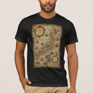 日本の歴史地図 Tシャツ
