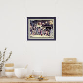 日本の水の色～「ザ・ビル遊」 ～1901～ ポスター (キッチン)