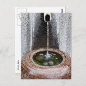 日本の水盤 ポストカード (正面/裏面)