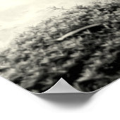 日本の池ガーデン ポスター (角)