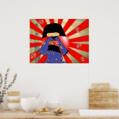 日本の泡 ポスター (キッチン)