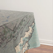 日本の波 鳴門の渦潮 海の芸術作品 テーブルクロス (インサイチュ)