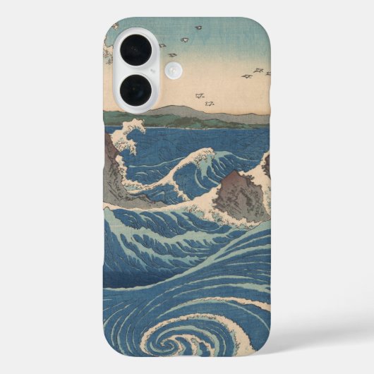 日本の波 鳴門の渦潮 海の芸術作品 Case-Mate iPhoneケース (裏面)