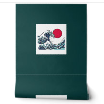 日本の浮世絵の海の波のスムースな壁紙