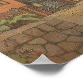 日本の浮世絵アート（吉田博） ポスター (角)