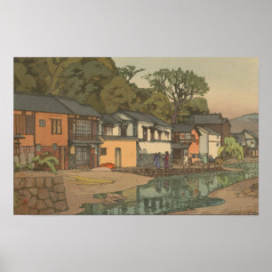 日本の浮世絵アート（吉田博） ポスター