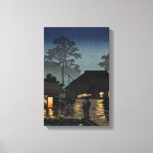 日本の浮世絵アート（土屋孝一） キャンバスプリント (正面)