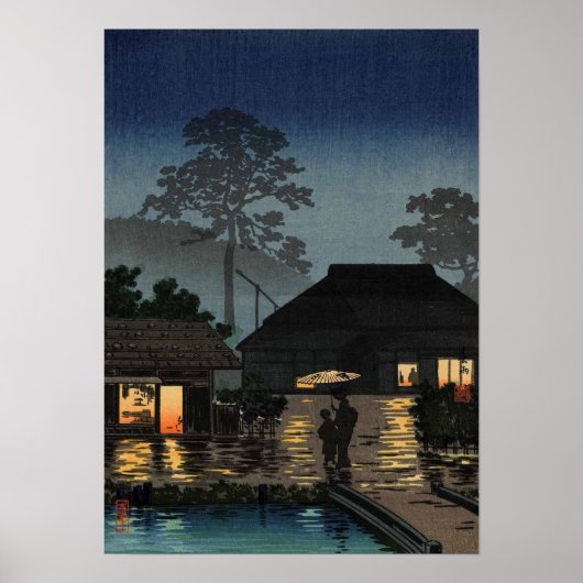 日本の浮世絵アート（土屋孝一） ポスター (正面)