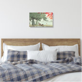 日本の浮世絵アート（川瀬蓮井） キャンバスプリント (インサイチュ (寝室))