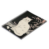 日本の浮世絵猫アート ノートブック (左側)